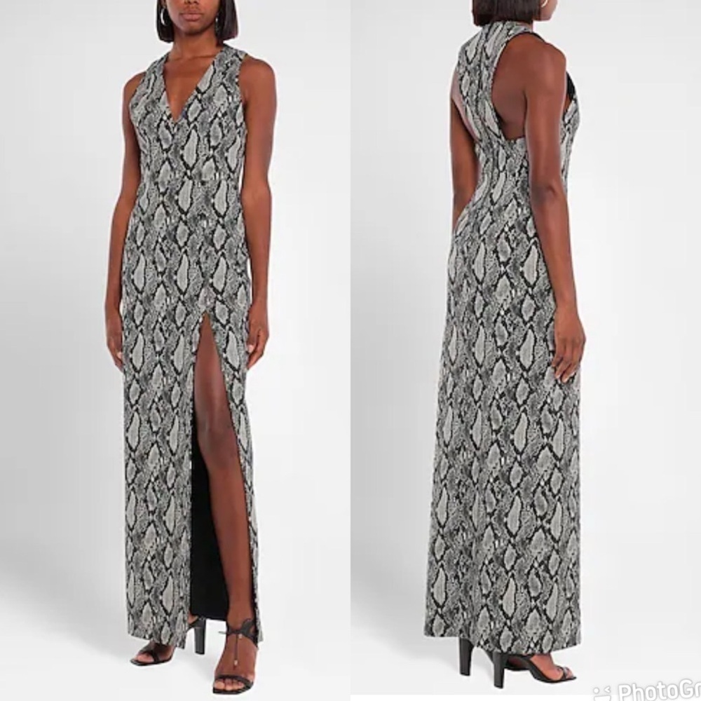 ALICE + OLIVIA Celeste cotton-blend snake-jacquard gown